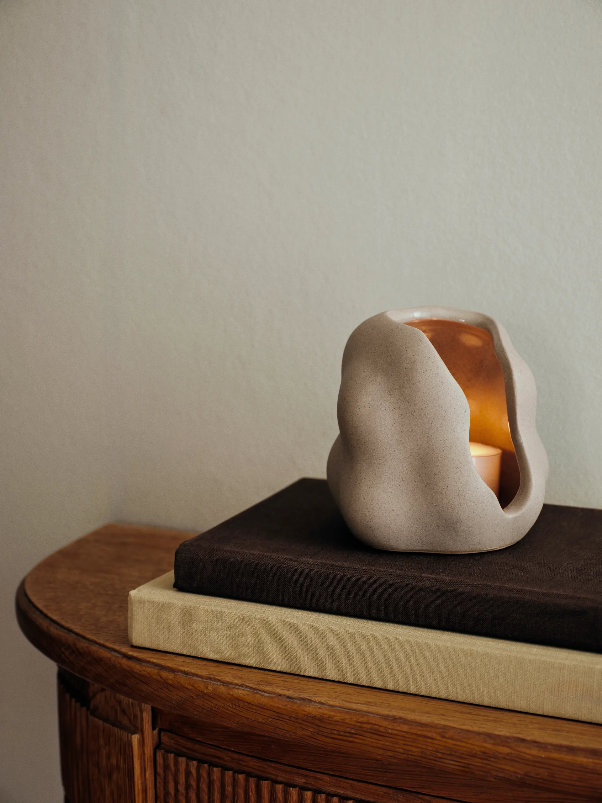 Hekla Hurricane キャンドルランタン, Dove Grey, Ø9,5 cm Broste Copenhagen | ブロスト コペンハーゲン