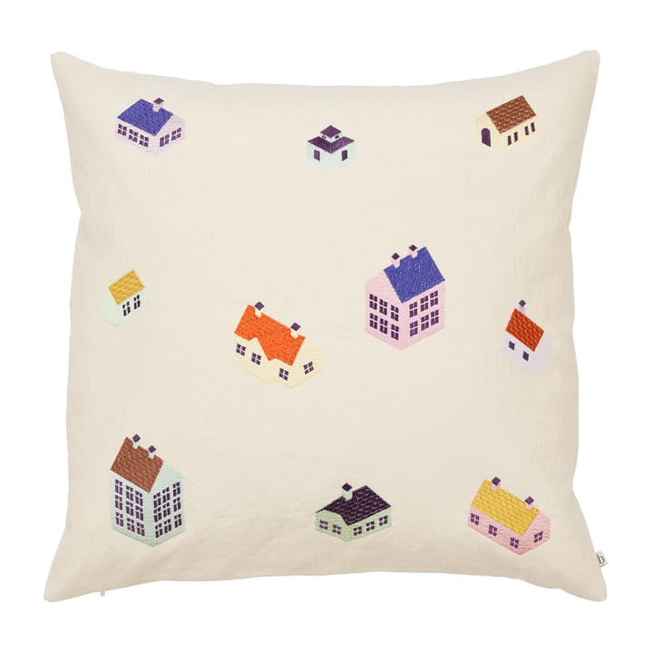 House ピローケース 50x50 cm - Multi color - Broste Copenhagen | ブロスト コペンハーゲン