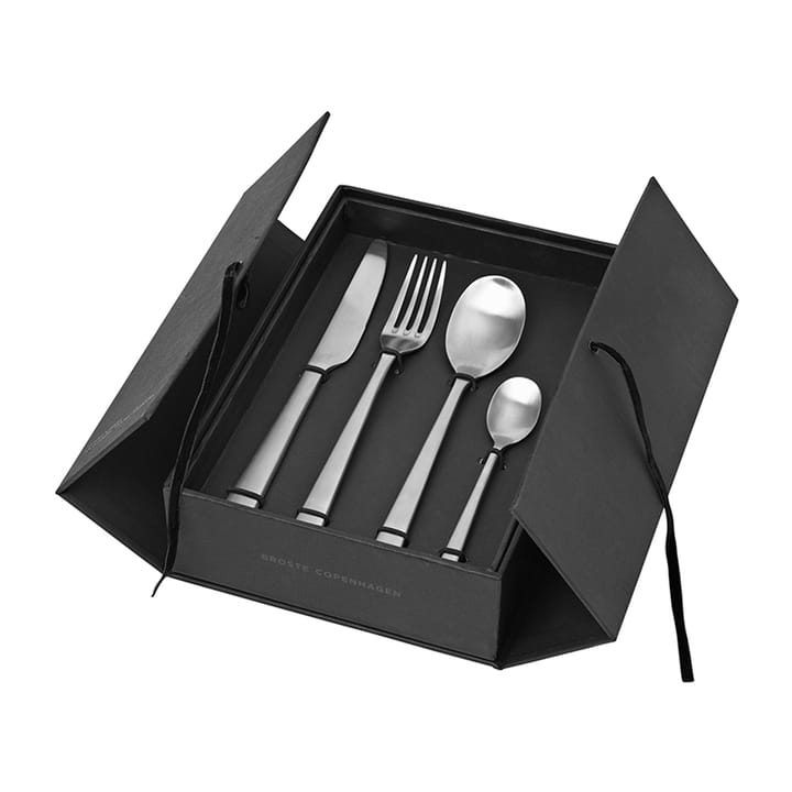 Hune カトラリー 16 ピース, Brushed satin Broste Copenhagen | ブロスト コペンハーゲン