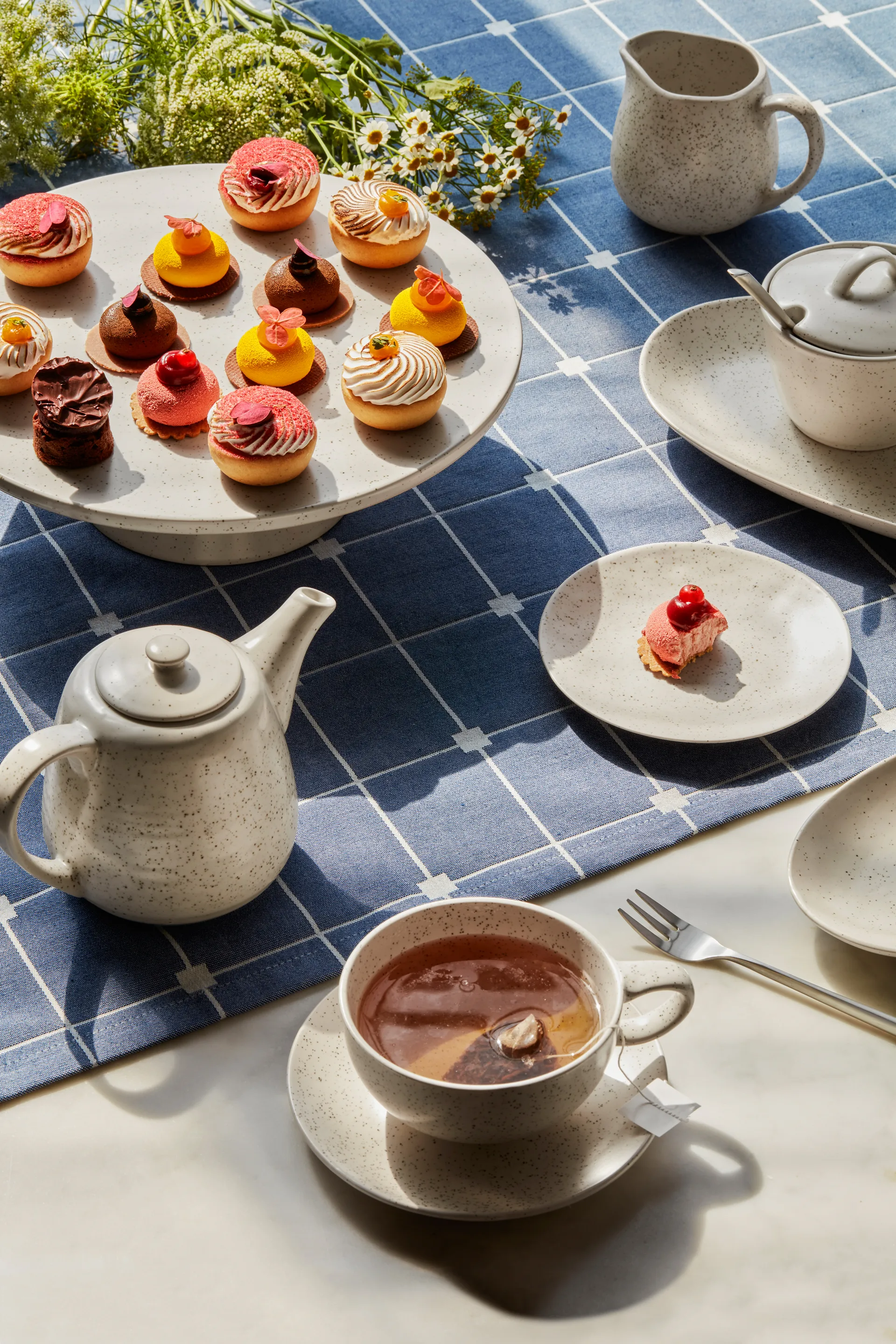 Hune ケーキフォーク 4パック, Brushed satin Broste Copenhagen | ブロスト コペンハーゲン