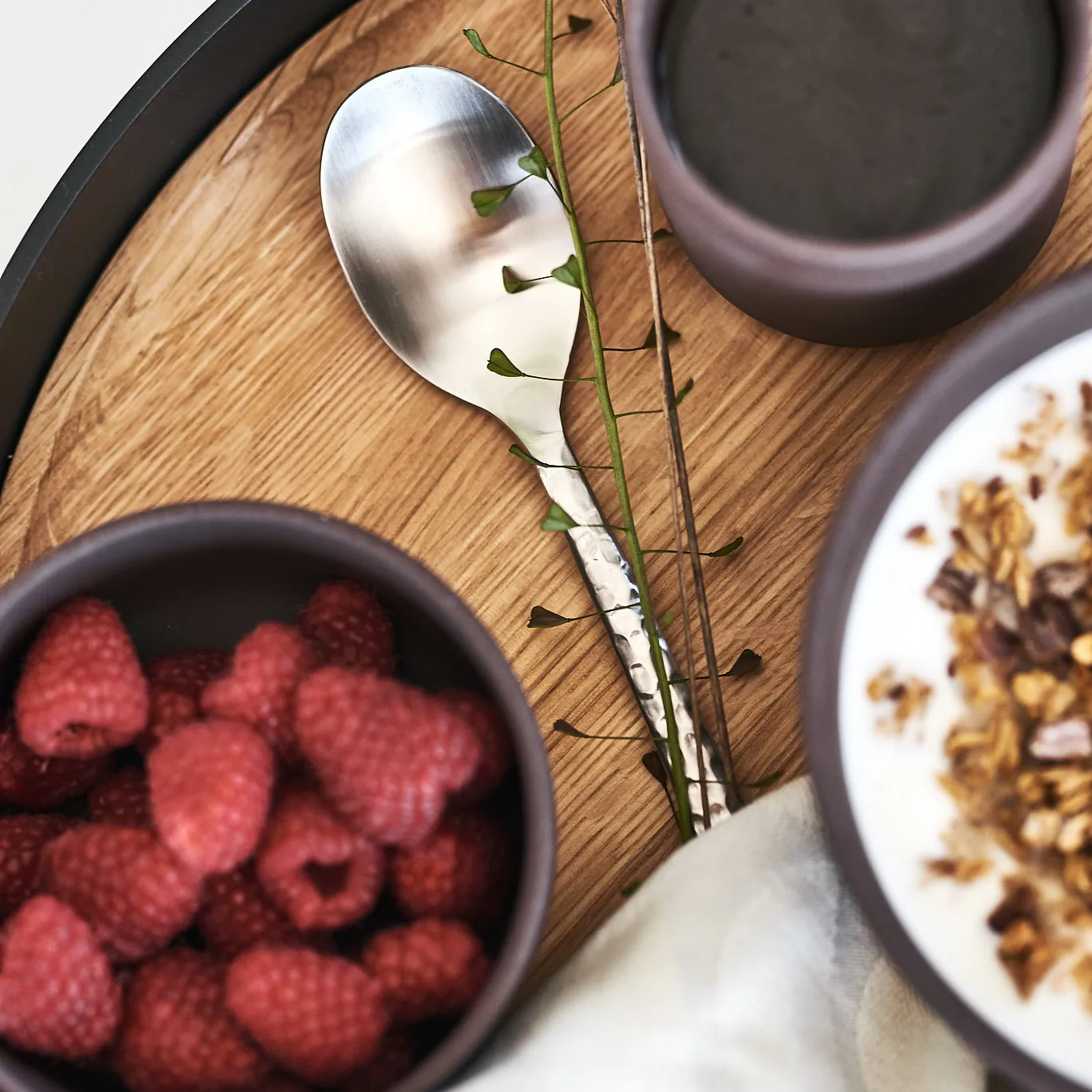 Hune スプーン, Brushed satin hammered Broste Copenhagen | ブロスト コペンハーゲン