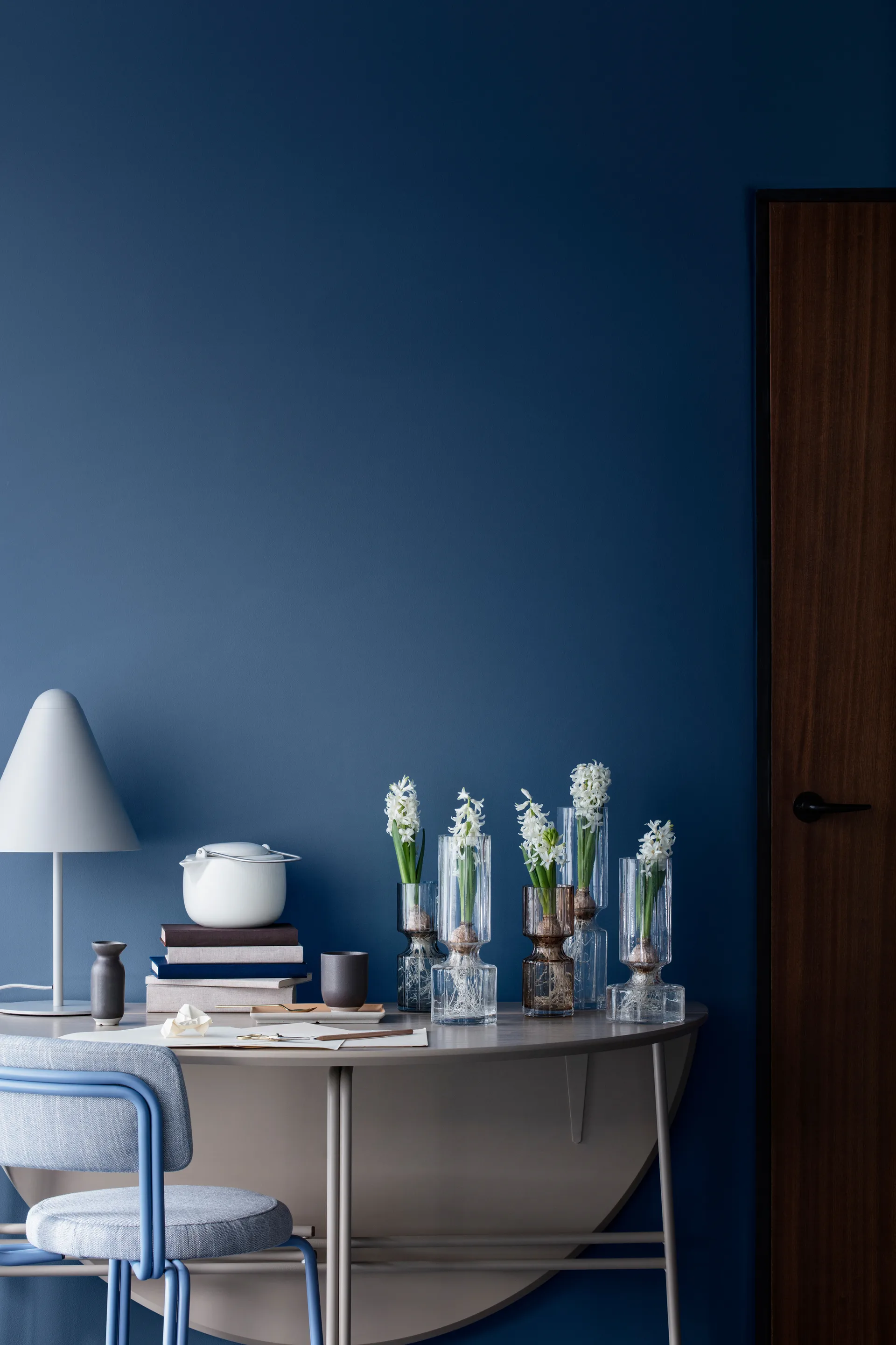 Hyacint ガラス花瓶 20 cm, Smoked Pearl Dark Grey Broste Copenhagen | ブロスト コペンハーゲン