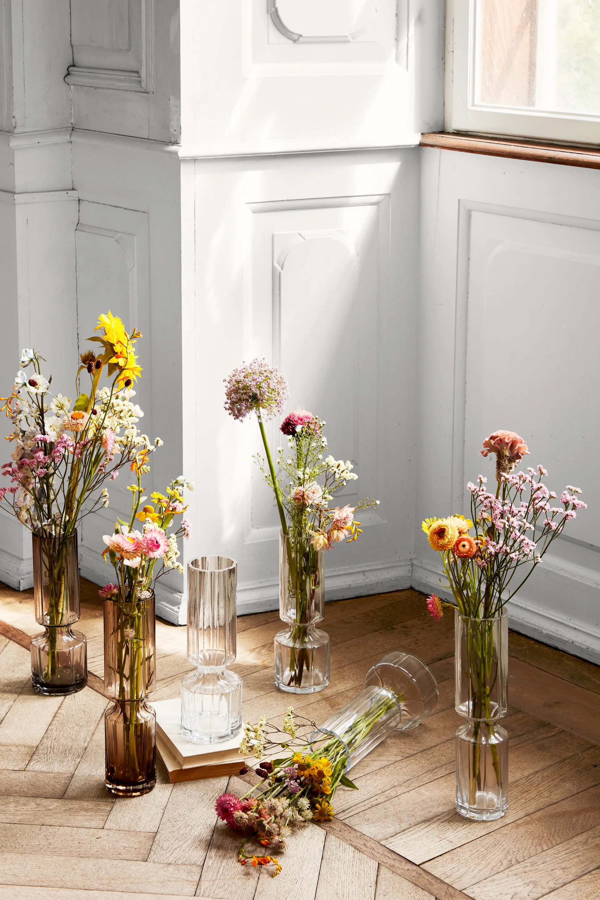 Hyacint ガラス花瓶 28.3 cm, Indian tan Broste Copenhagen | ブロスト コペンハーゲン