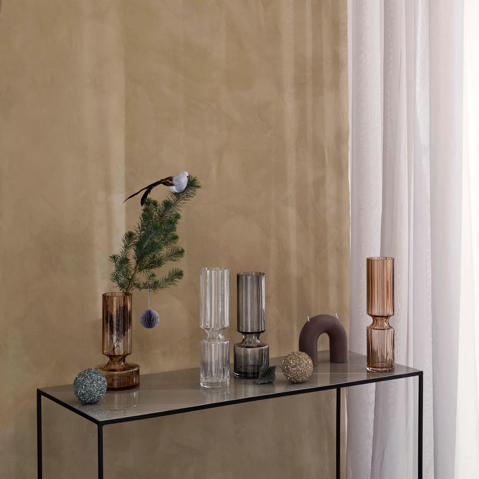 Hyacint ガラス花瓶 31.7 cm, clear Broste Copenhagen | ブロスト コペンハーゲン