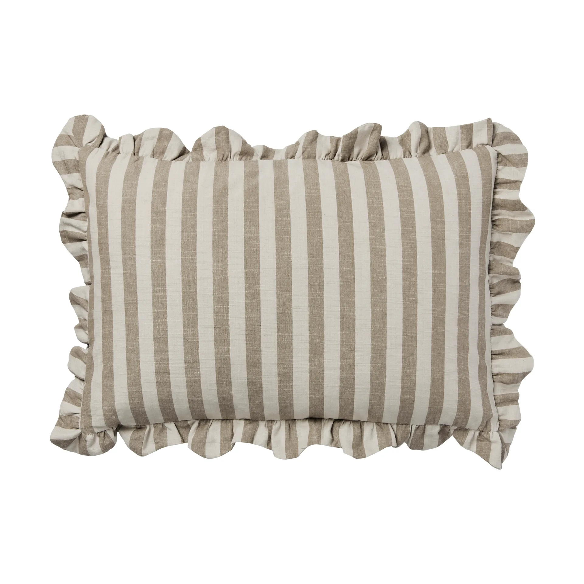 Ina クッションカバー, Brown kelp-castle beige, 40x60 cm Broste Copenhagen | ブロスト コペンハーゲン