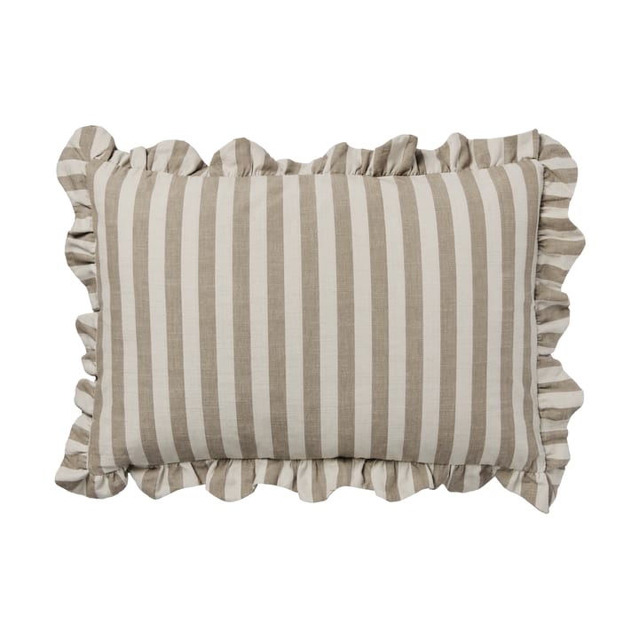 Ina クッションカバー - Brown kelp-castle beige, 40x60 cm - Broste Copenhagen | ブロスト コペンハーゲン