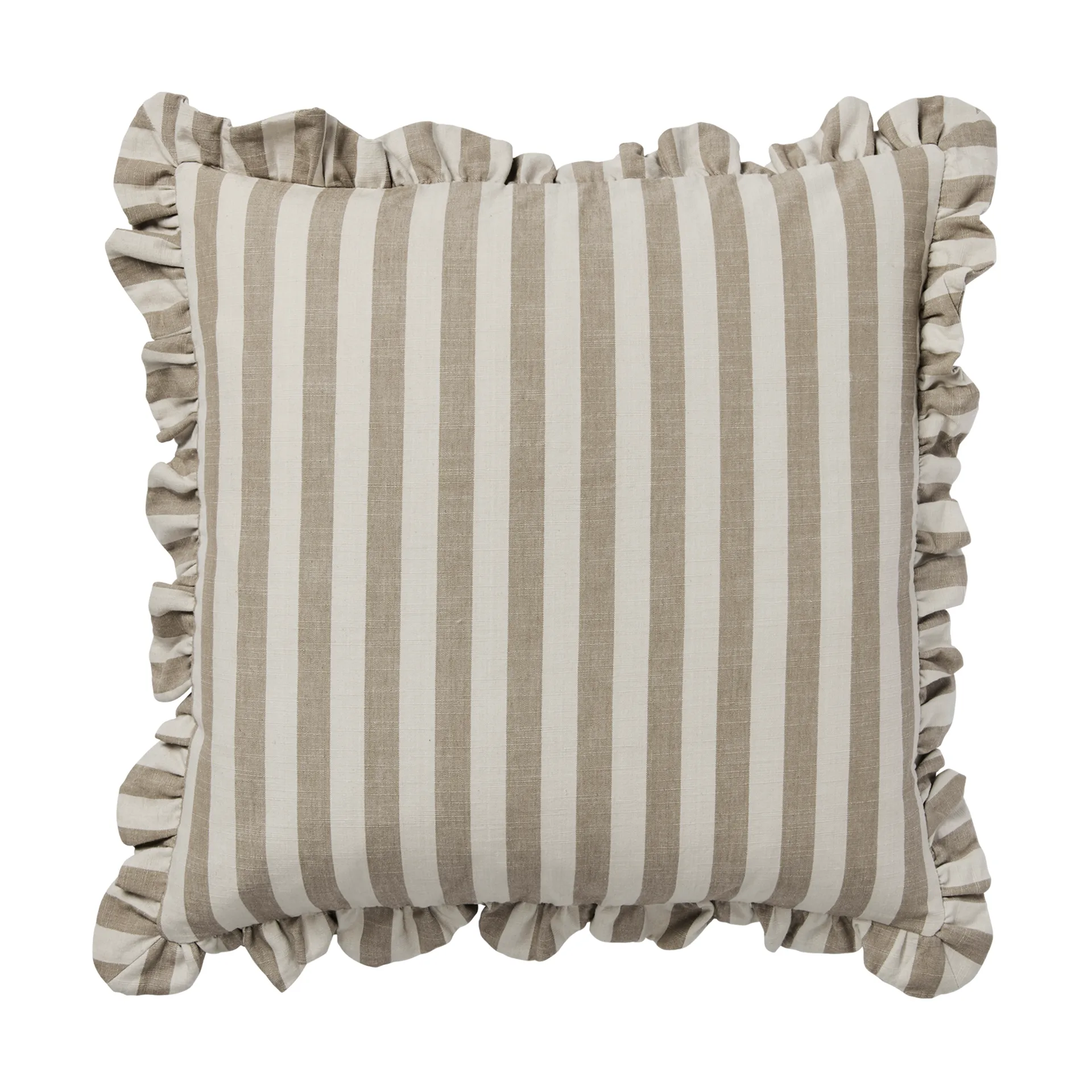 Ina クッションカバー, Brown kelp-castle beige, 50x50 cm Broste Copenhagen | ブロスト コペンハーゲン