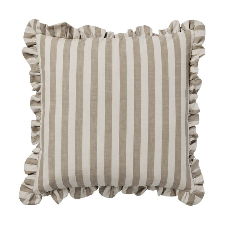 Ina クッションカバー - Brown kelp-castle beige, 50x50 cm - Broste Copenhagen | ブロスト コペンハーゲン