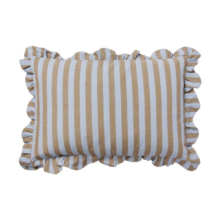 Ina クッションカバー - Dusty blue-brown kelp, 40x60 cm - Broste Copenhagen | ブロスト コペンハーゲン