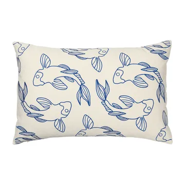 Koi ピローケース 40x60 cm - Intense blue - Broste Copenhagen | ブロスト コペンハーゲン