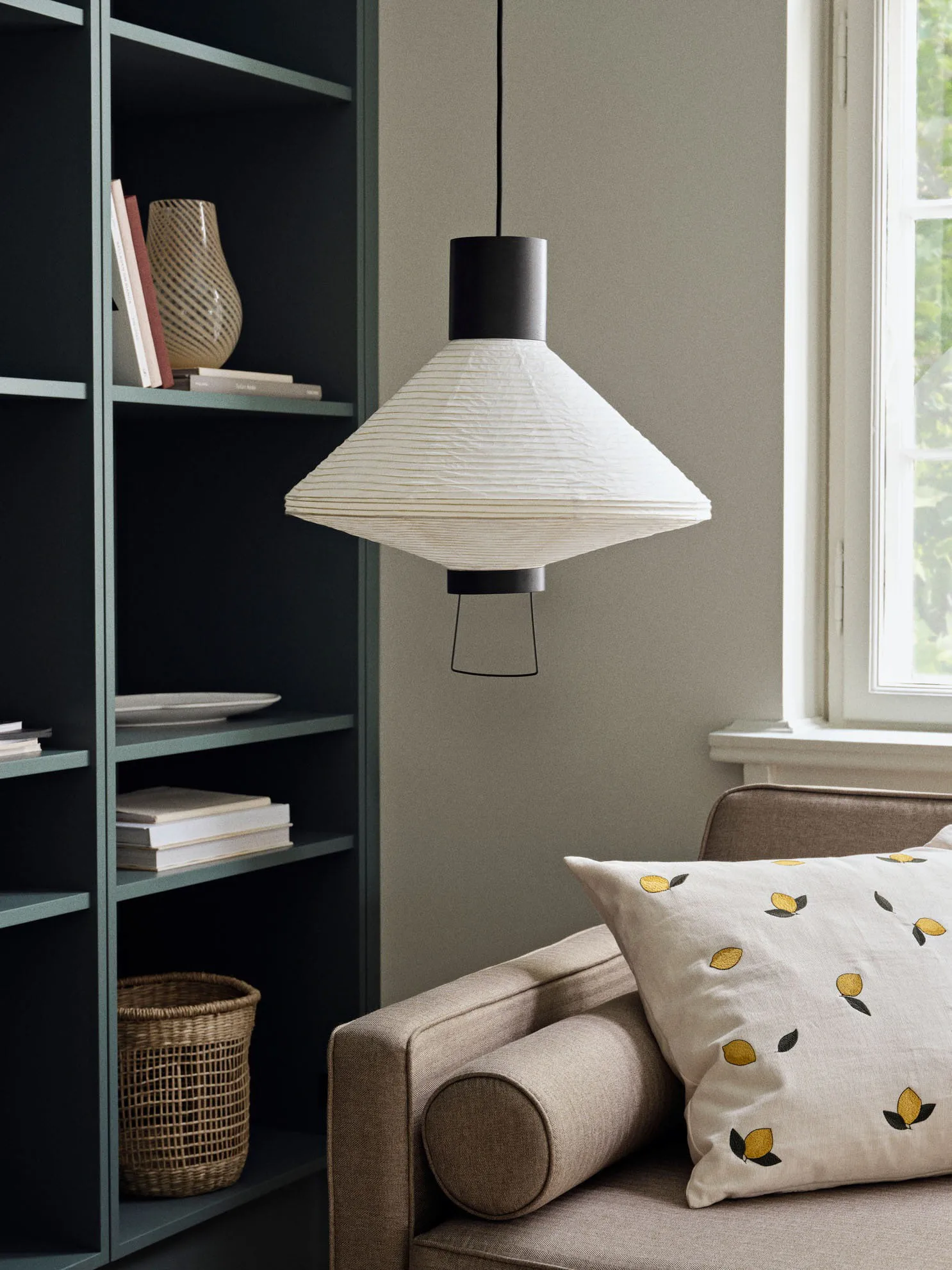 Lemon クッションカバー 50x50 cm, Golden yellow Broste Copenhagen | ブロスト コペンハーゲン