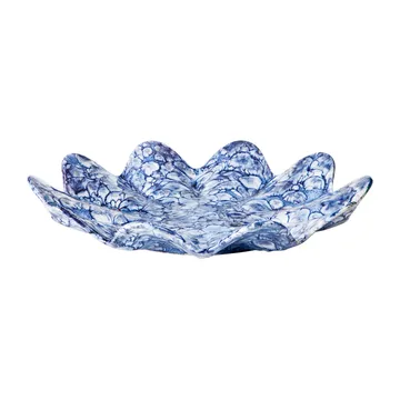Lilja デコレーション ソーサー Ø38 cm - Intense blue-white - Broste Copenhagen | ブロスト コペンハーゲン