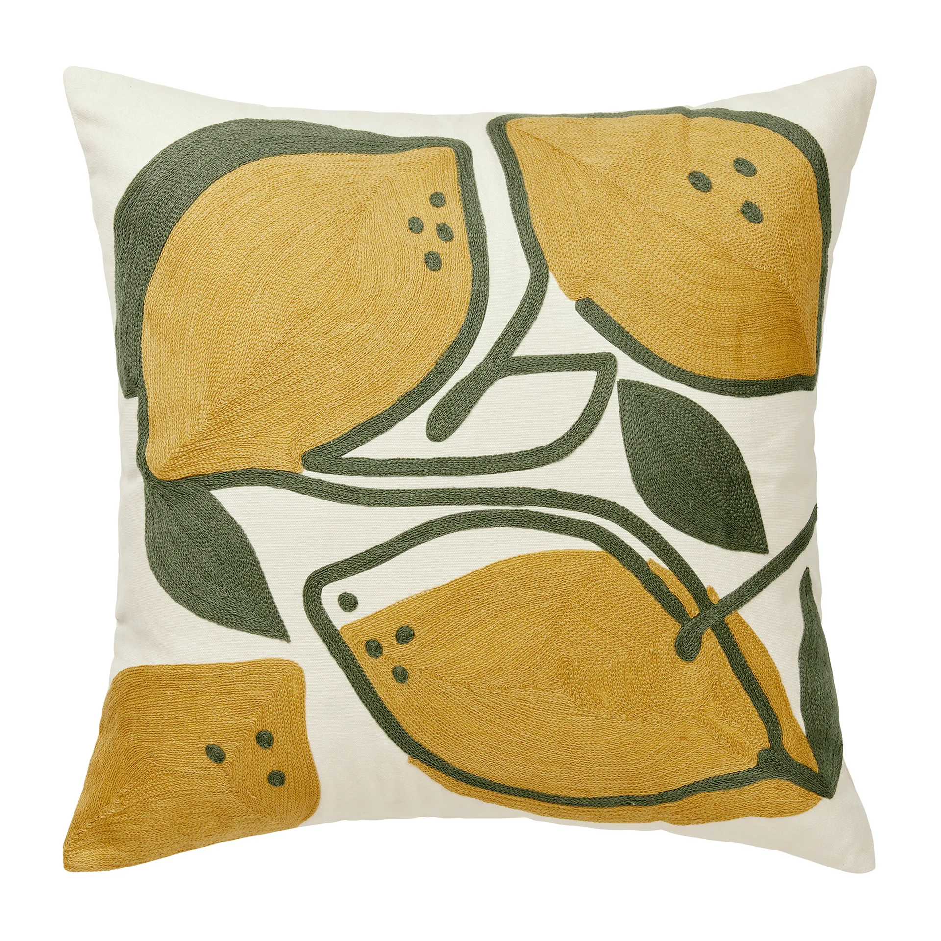Limone クッションカバー 50x50 cm, Castle beige Broste Copenhagen | ブロスト コペンハーゲン