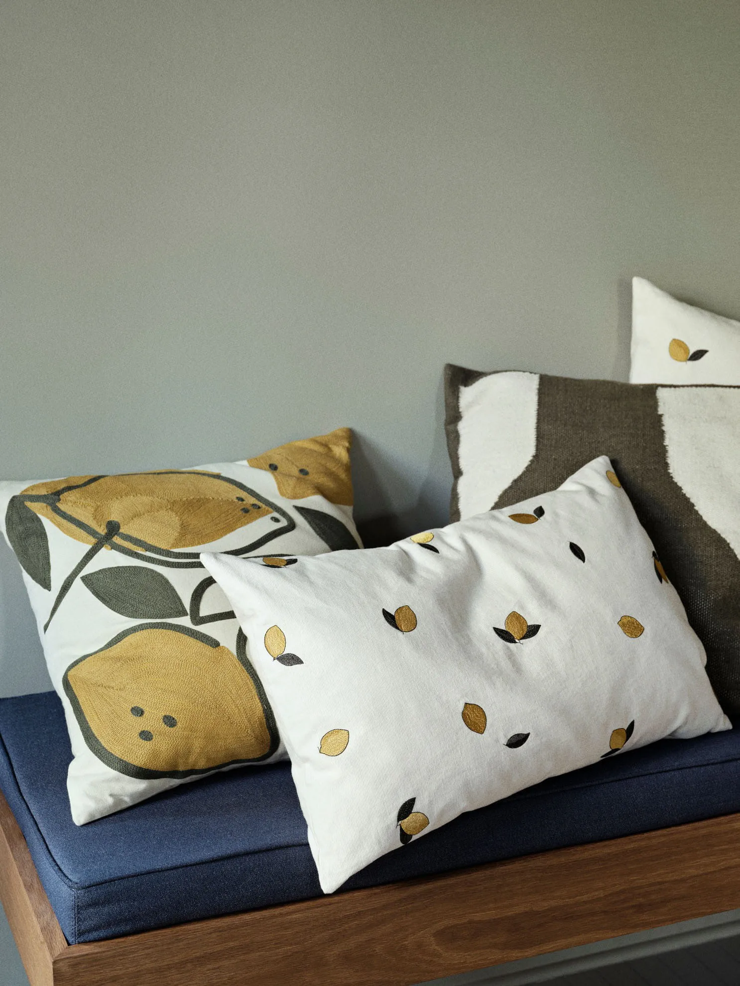 Limone クッションカバー 50x50 cm, Castle beige Broste Copenhagen | ブロスト コペンハーゲン