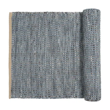 Magda コットン ラグ  70x140 cm - flint stone blue - Broste Copenhagen | ブロスト コペンハーゲン