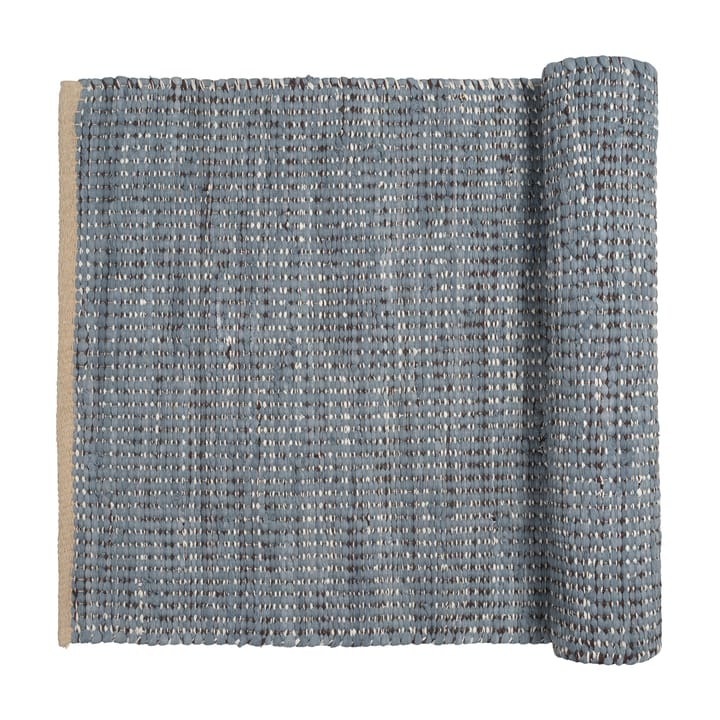 Magda コットン ラグ  70x140 cm, flint stone blue Broste Copenhagen | ブロスト コペンハーゲン