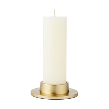 Maro ピラーキャンドル用キャンドルホルダー - Brass finish, 4 cm - Broste Copenhagen | ブロスト コペンハーゲン