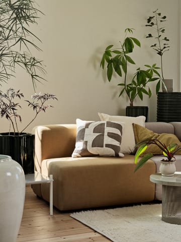 Mundo クッションカバー 50x50 cm - Kangaroo brown-off white - Broste Copenhagen | ブロスト コペンハーゲン