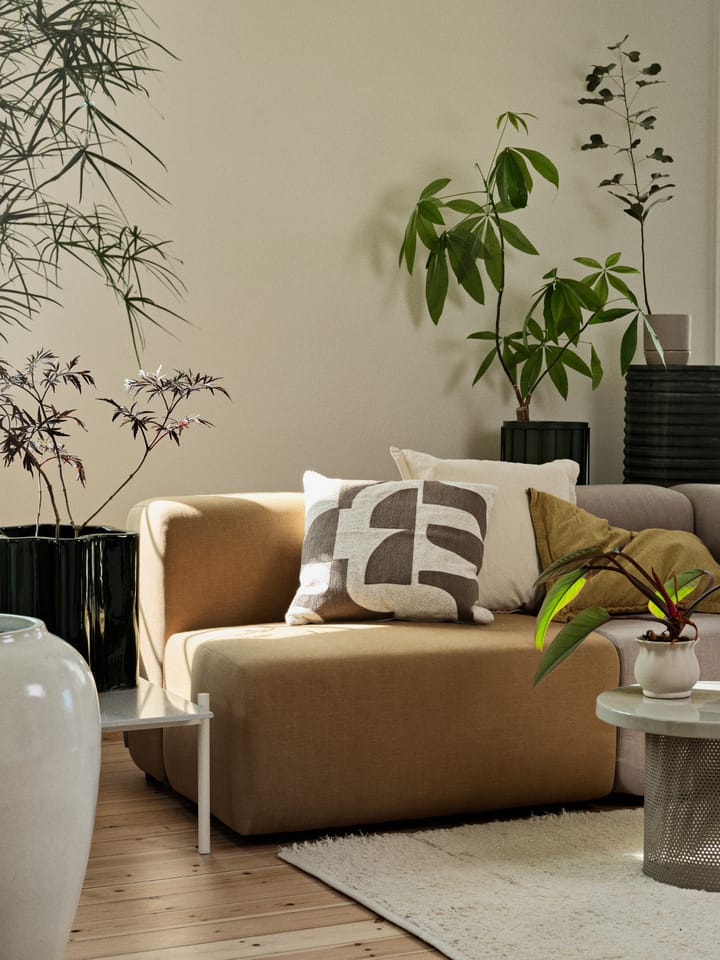 Mundo クッションカバー 50x50 cm, Kangaroo brown-off white Broste Copenhagen | ブロスト コペンハーゲン