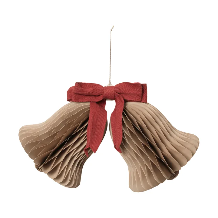 チャイム 鈴 クリスマスオーナメント - Natural brown-red - Broste Copenhagen | ブロスト コペンハーゲン