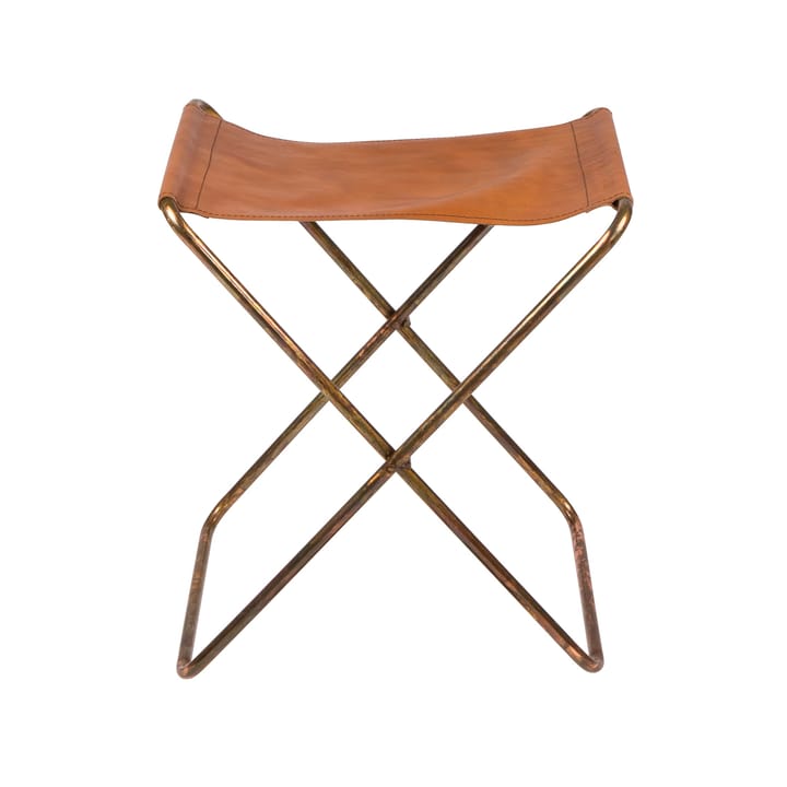 Nola スツール レザー - brown, 45 cm - Broste Copenhagen | ブロスト コペンハーゲン