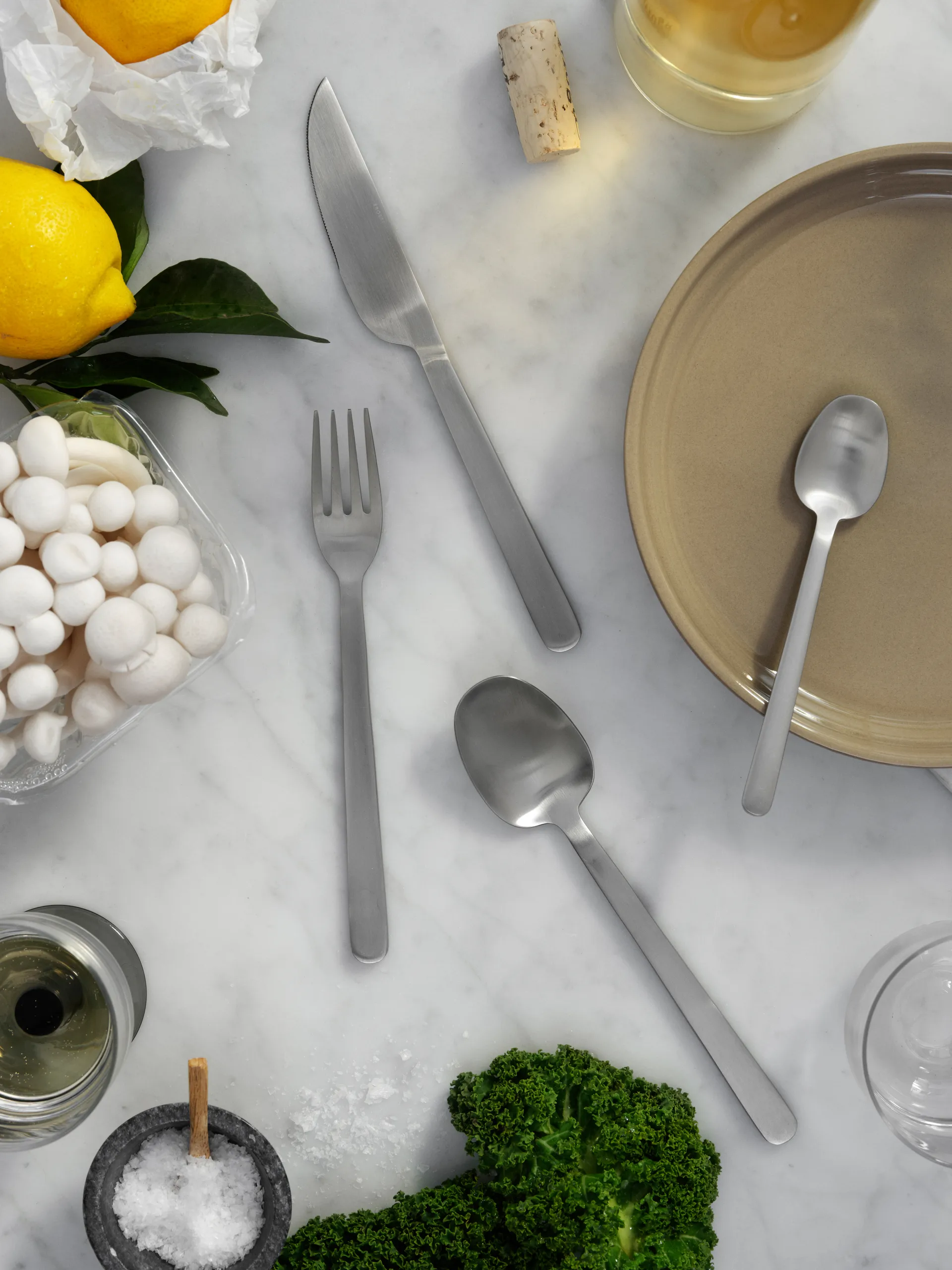 Nordic Bistro カトラリー 16本セット, Mat satin Broste Copenhagen | ブロスト コペンハーゲン