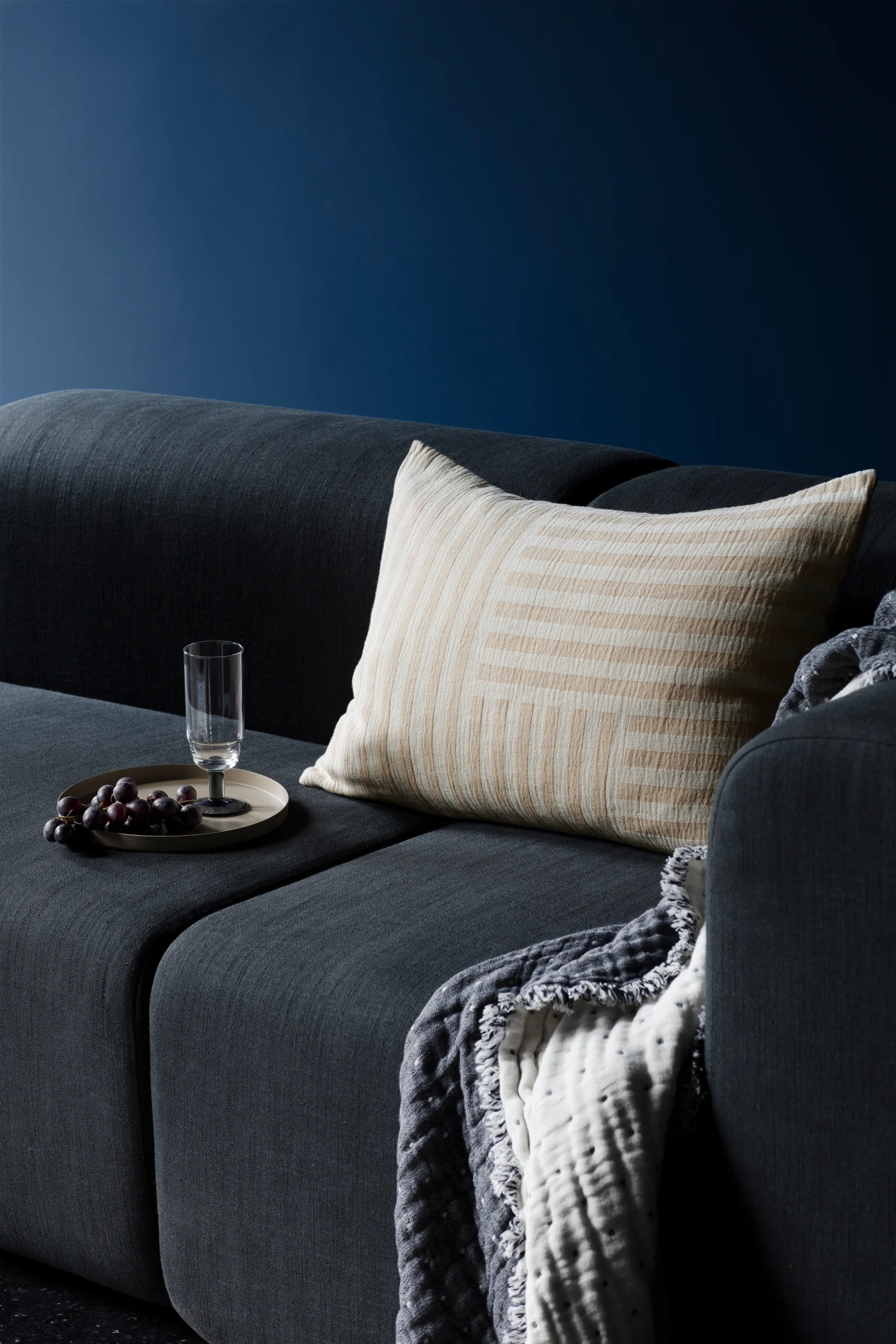 Nordic Bistro シャンパングラス 20 cl, Clear-smoke stem Broste Copenhagen | ブロスト コペンハーゲン