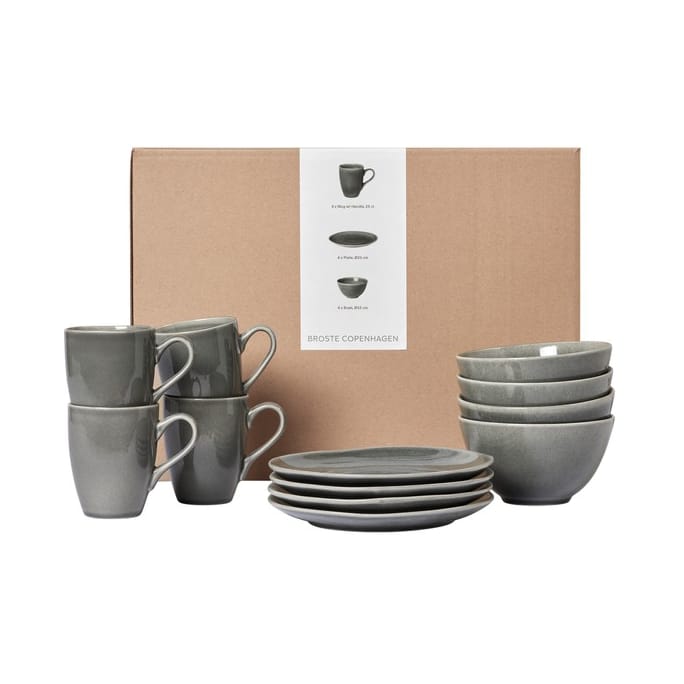 Nordic Rain ブレックファストセット, 12 pieces Broste Copenhagen | ブロスト コペンハーゲン