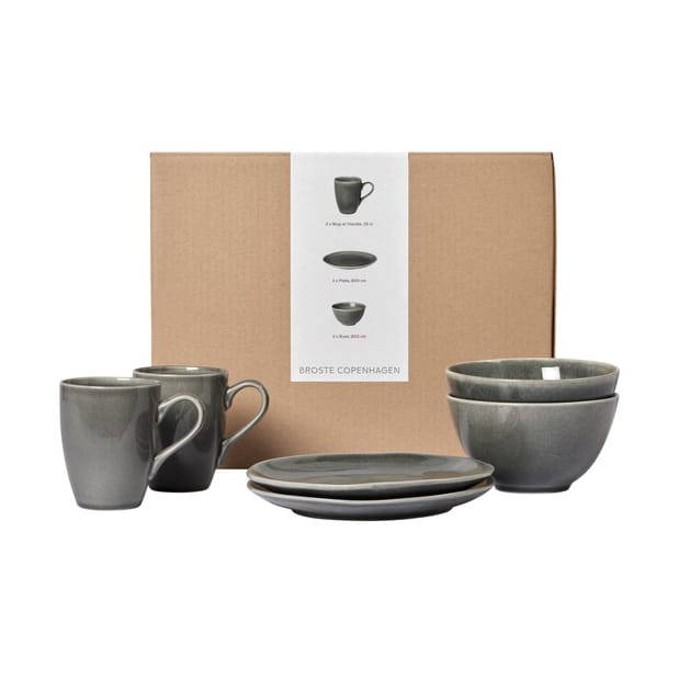 Nordic Rain ブレックファストセット 2人用, 6 pieces Broste Copenhagen | ブロスト コペンハーゲン