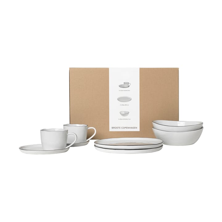 Nordic Salt ブレックファーストセット(２人用) - 6 pieces - Broste Copenhagen | ブロスト コペンハーゲン