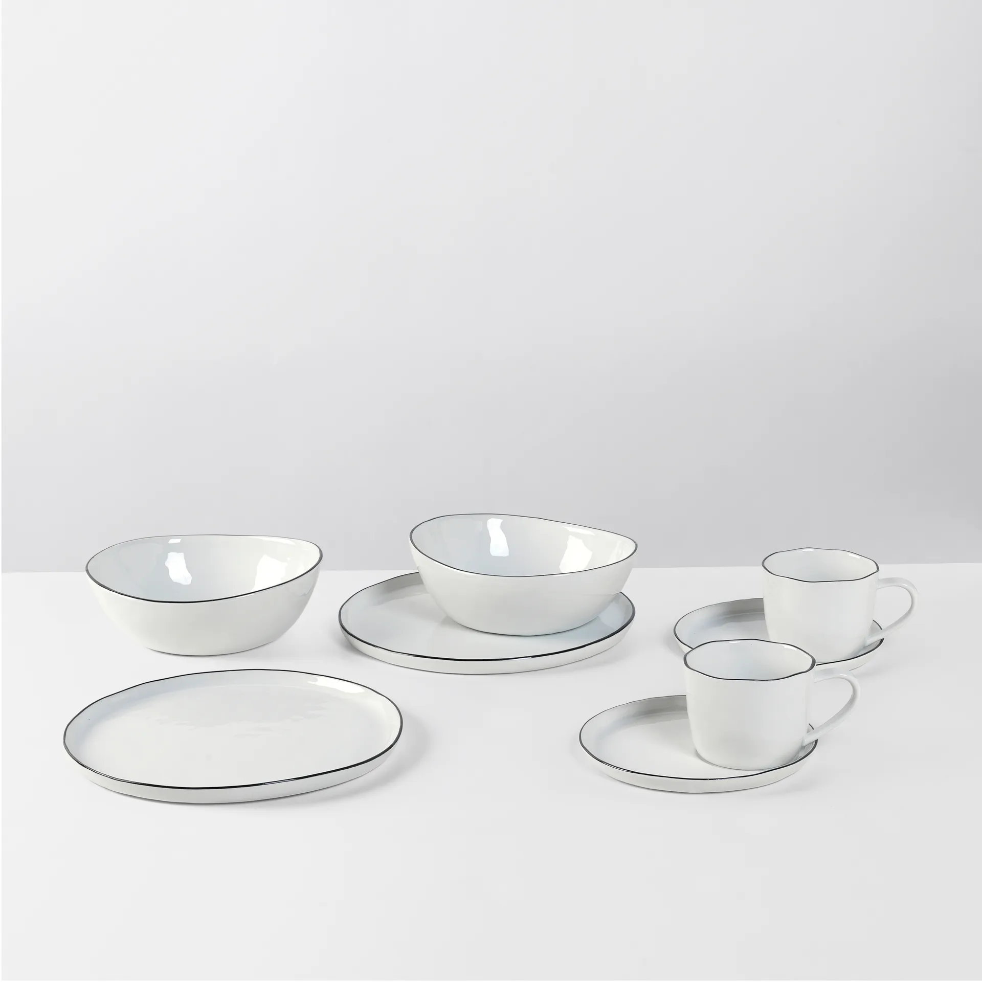 Nordic Salt ブレックファーストセット(２人用), 6 pieces Broste Copenhagen | ブロスト コペンハーゲン