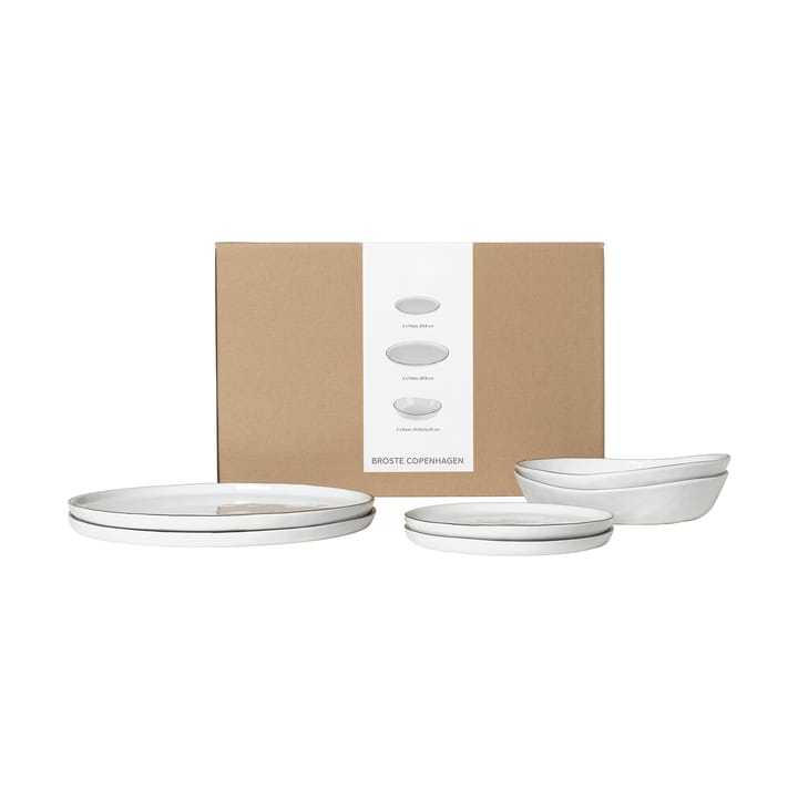 Nordic ディナーセット(２人用) Salt - 6 pieces - Broste Copenhagen | ブロスト コペンハーゲン