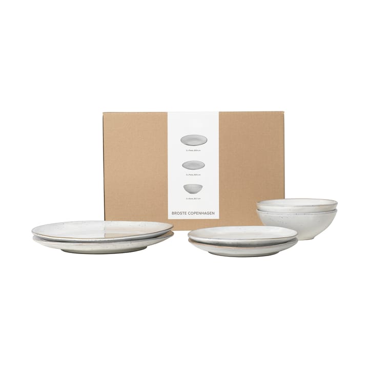 Nordic Sand ディナーセット(２人用) - 6 pieces - Broste Copenhagen | ブロスト コペンハーゲン