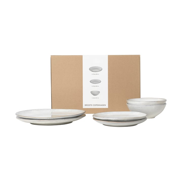 Nordic ディナーセット(２人用) Sand - 6 pieces - Broste Copenhagen | ブロスト コペンハーゲン