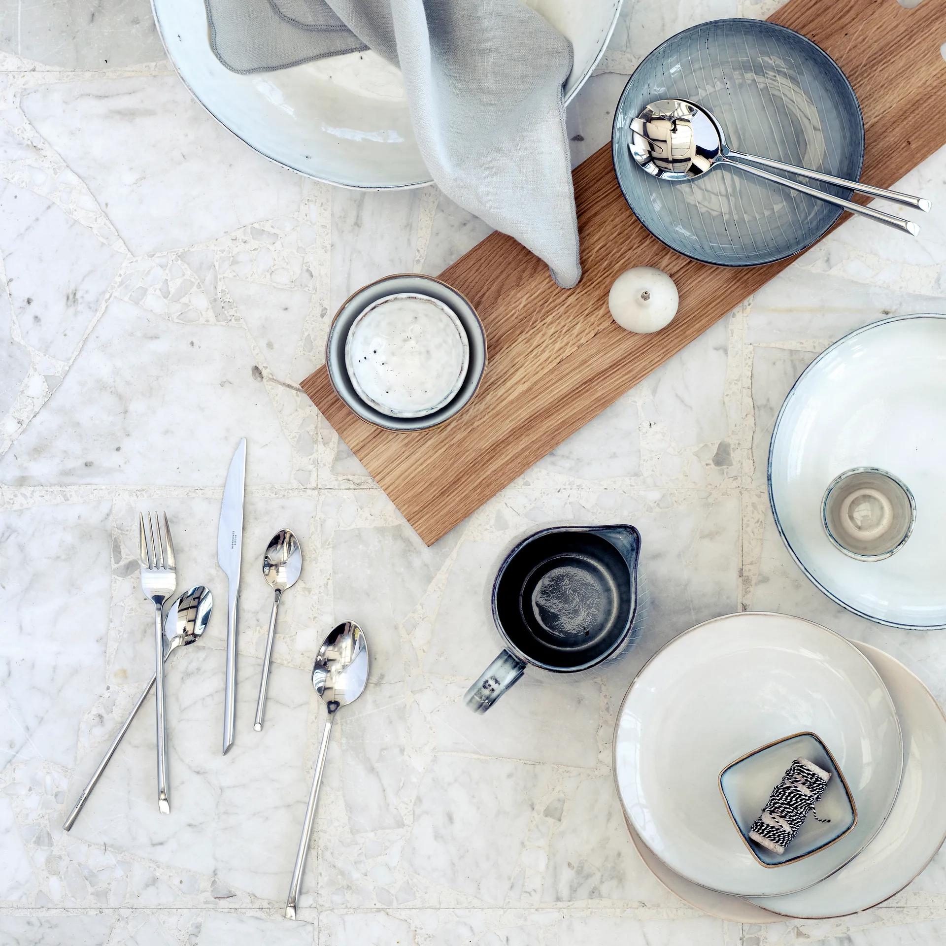 Nordic Sand quare ボウル, 8x7.5 cm Broste Copenhagen | ブロスト コペンハーゲン