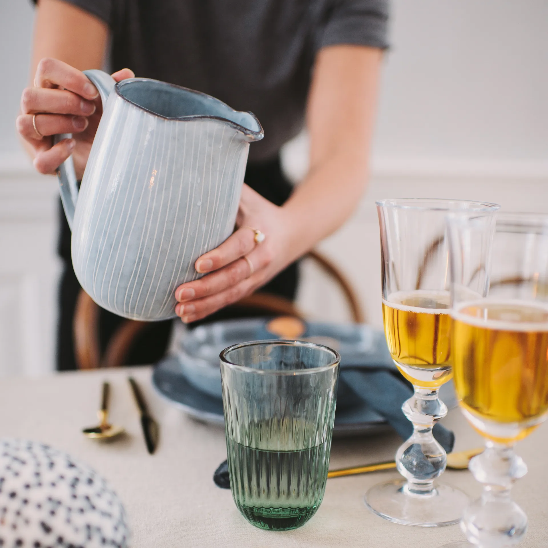 Nordic Sea ミルクジャグ, 16 cm Broste Copenhagen | ブロスト コペンハーゲン