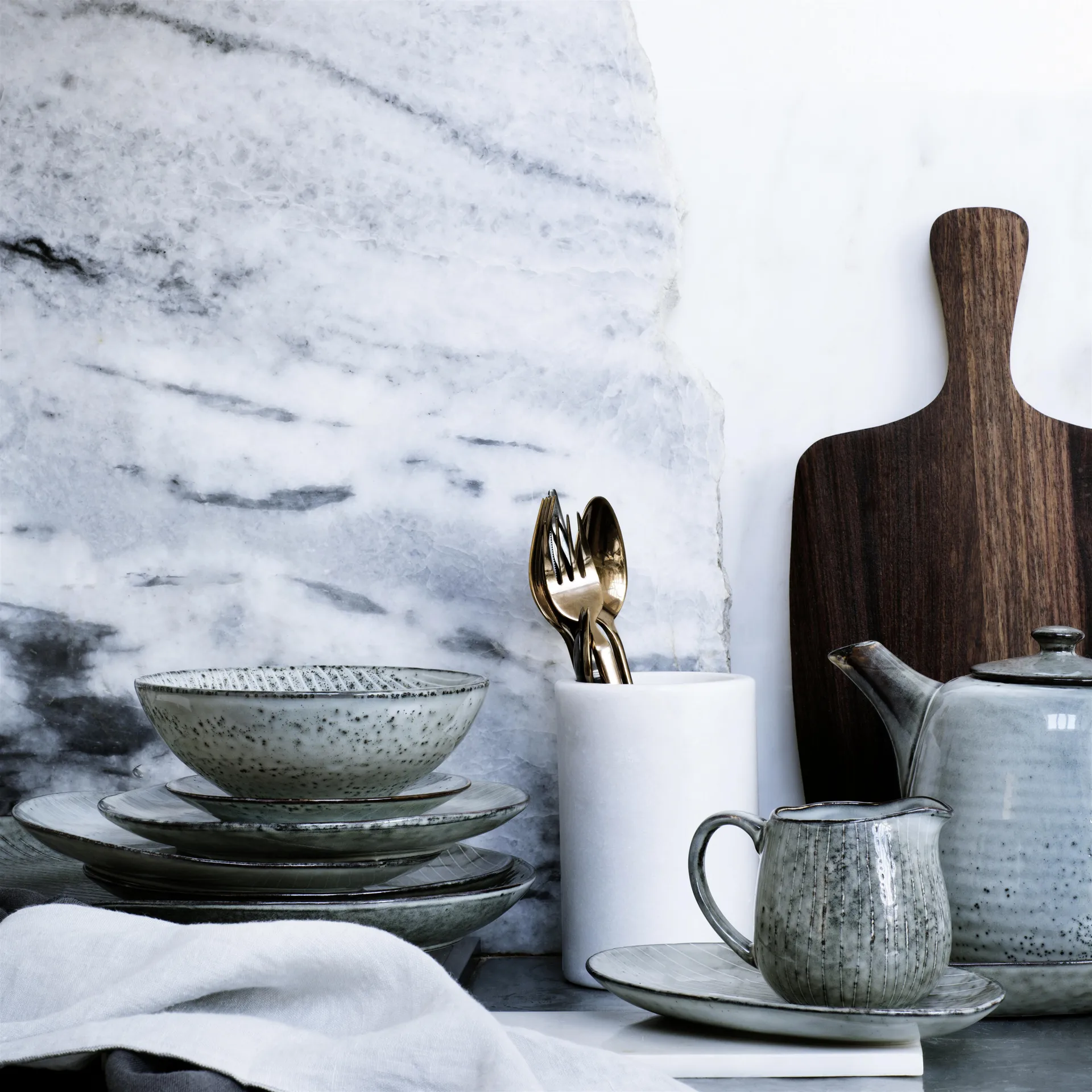 Nordic sea プレート 4パック Ø 15 cm Broste Copenhagen | ブロスト コペンハーゲン