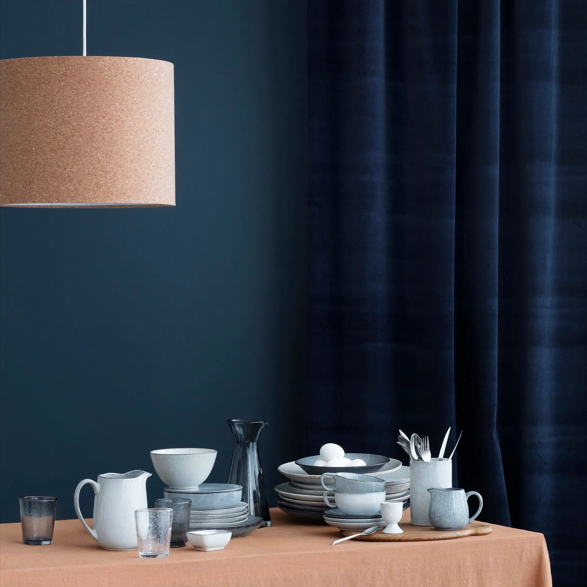 Nordic Sea ティーカップ&ソーサー, 5.8 cm Broste Copenhagen | ブロスト コペンハーゲン