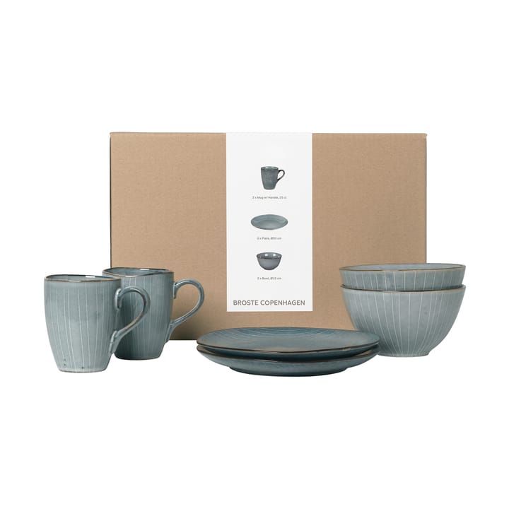 Nordic Sea ブレックファーストセット(２人用) - 6 pieces - Broste Copenhagen | ブロスト コペンハーゲン