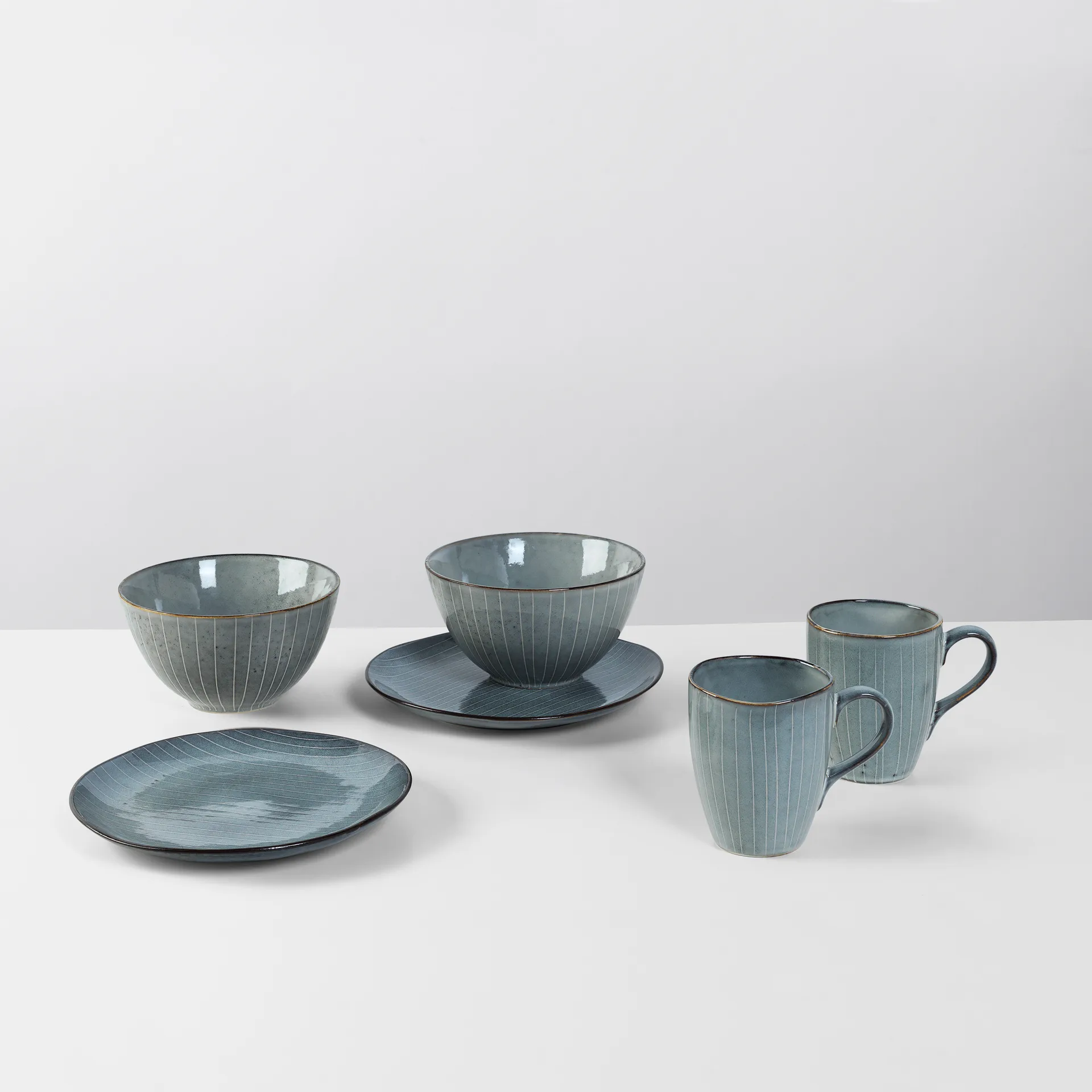 Nordic Sea ブレックファーストセット(２人用), 6 pieces Broste Copenhagen | ブロスト コペンハーゲン