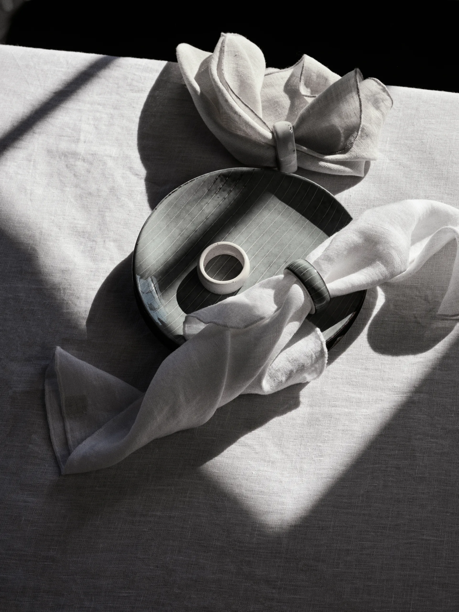 Nordic Sea ナプキンリング 6個, Soft blue Broste Copenhagen | ブロスト コペンハーゲン