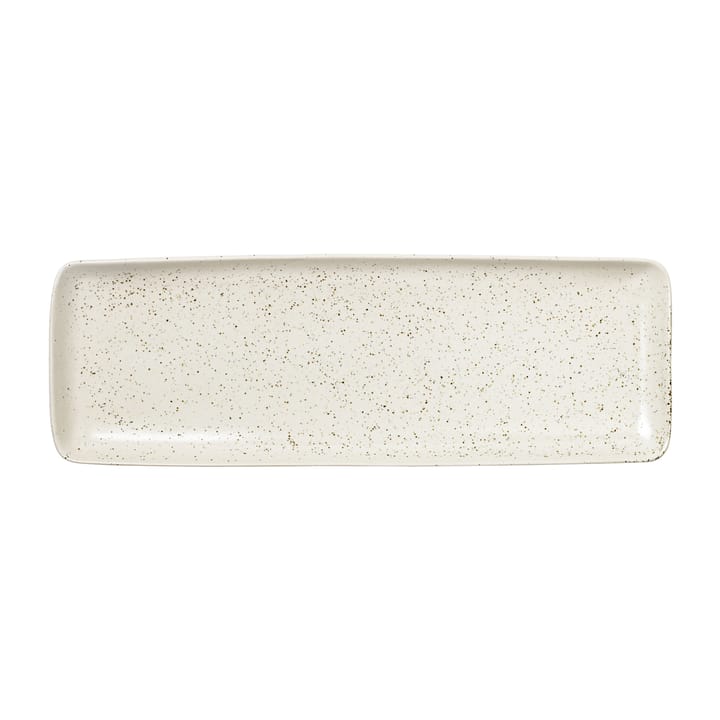 Nordic Vanilla 長方形 ソーサー  12.5x35 cm - Cream with grains - Broste Copenhagen | ブロスト コペンハーゲン