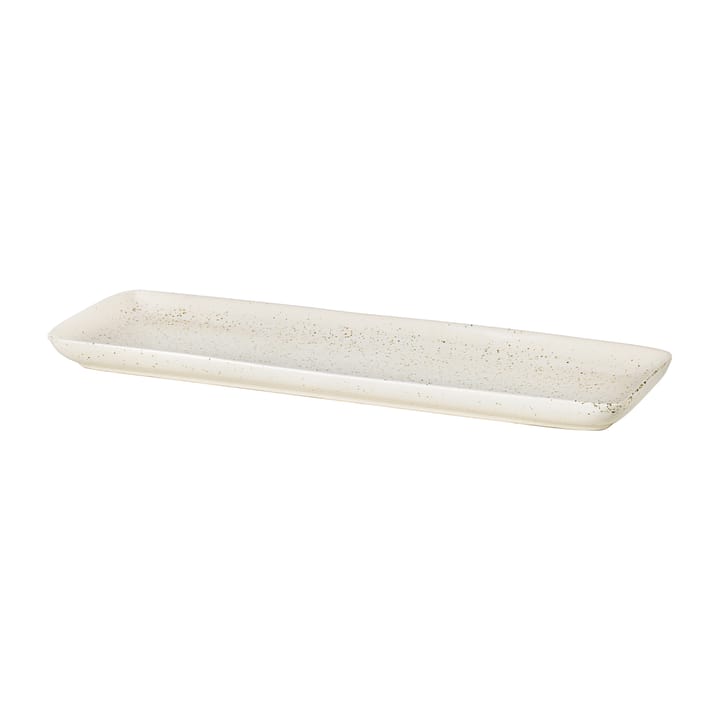 Nordic Vanilla 長方形 ソーサー  12.5x35 cm, Cream with grains Broste Copenhagen | ブロスト コペンハーゲン