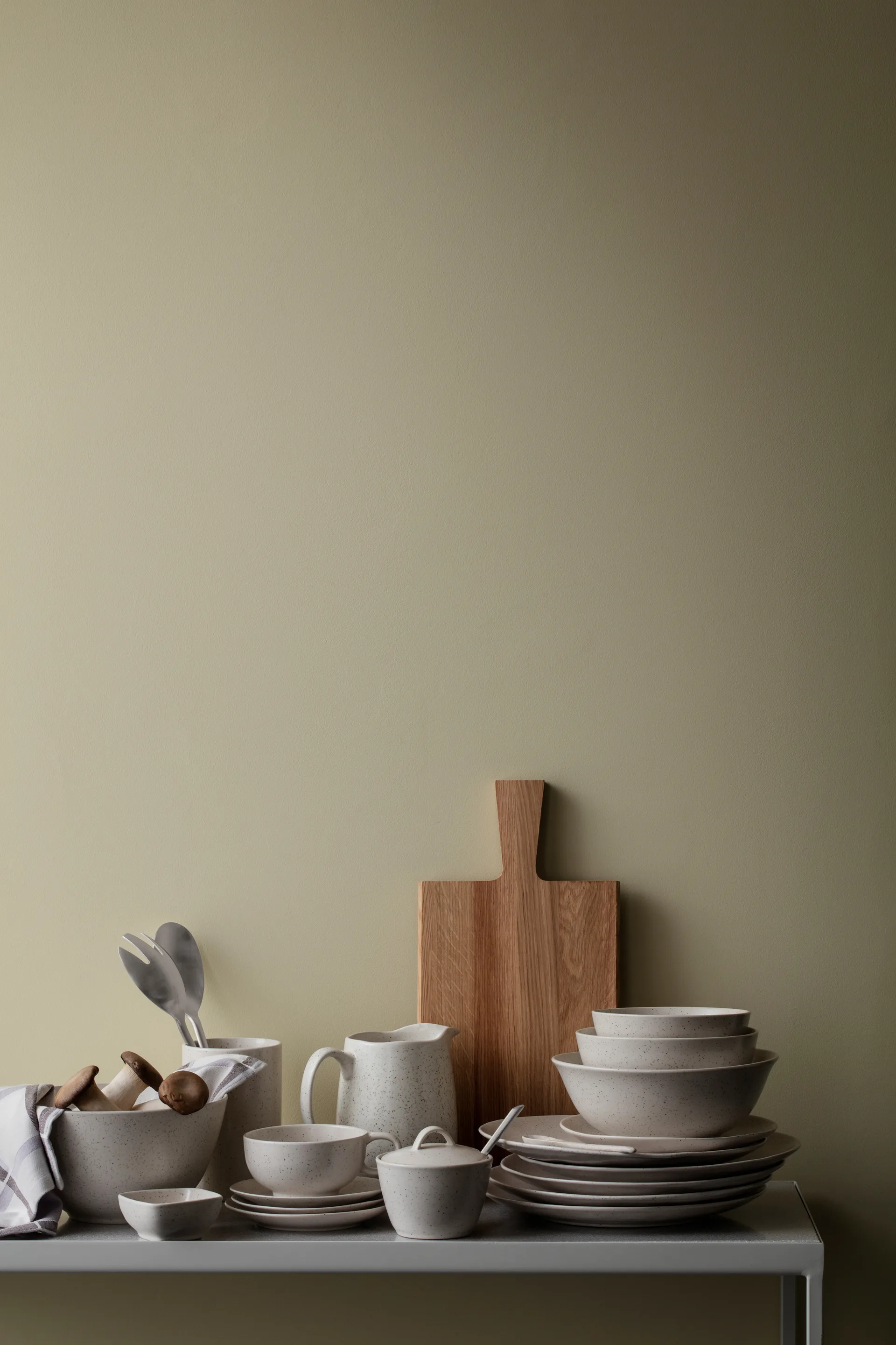 Nordic Vanilla ボウル Ø20 cm, Cream with grains Broste Copenhagen | ブロスト コペンハーゲン