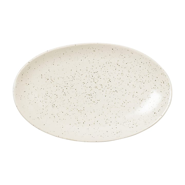 Nordic Vanilla ソーサー オーバル 22 cm - Cream with grains - Broste Copenhagen | ブロスト コペンハーゲン