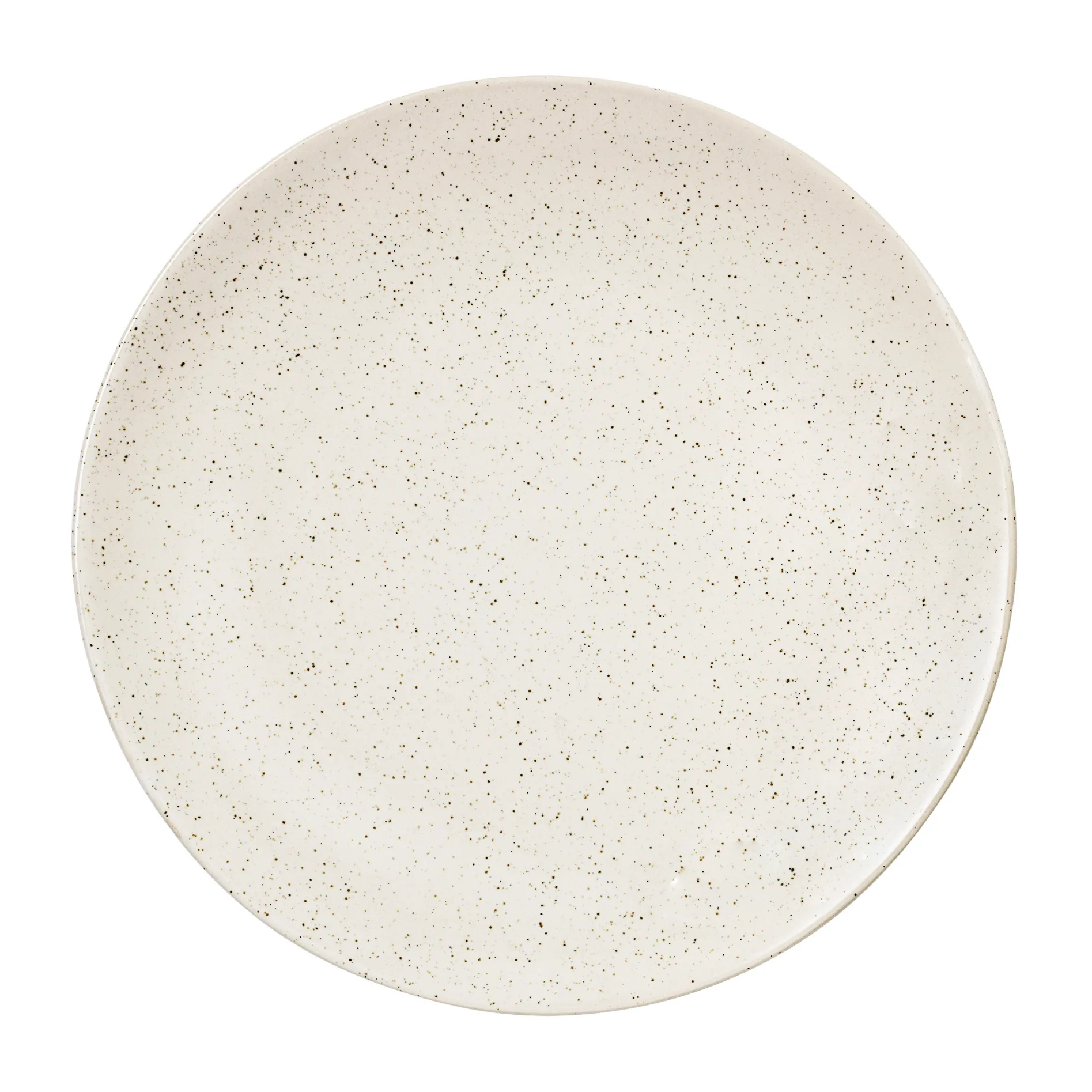 Nordic Vanilla プレート Ø26 cm, Cream with grains Broste Copenhagen | ブロスト コペンハーゲン