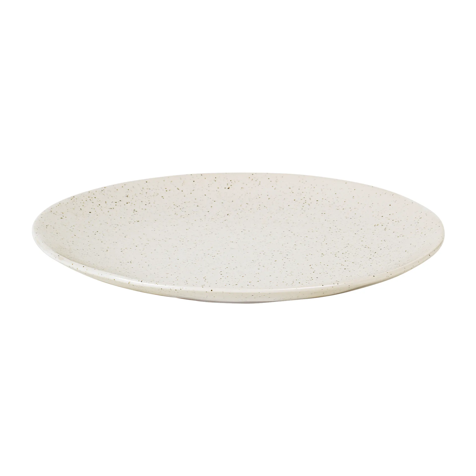 Nordic Vanilla プレート Ø26 cm, Cream with grains Broste Copenhagen | ブロスト コペンハーゲン