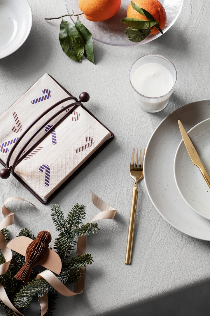 Nordic Vanilla プレート Ø26 cm, Cream with grains Broste Copenhagen | �ブロスト コペンハーゲン