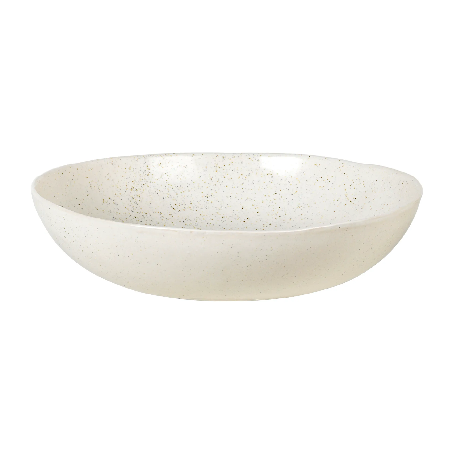 Nordic Vanilla サラダボウル Ø34.5 cm, Cream with grains Broste Copenhagen | ブロスト コペンハーゲン