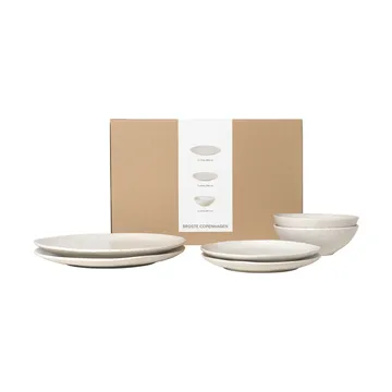 Nordic Vanilla ディナーセット(２人用) - 6 pieces - Broste Copenhagen | ブロスト コペンハーゲン